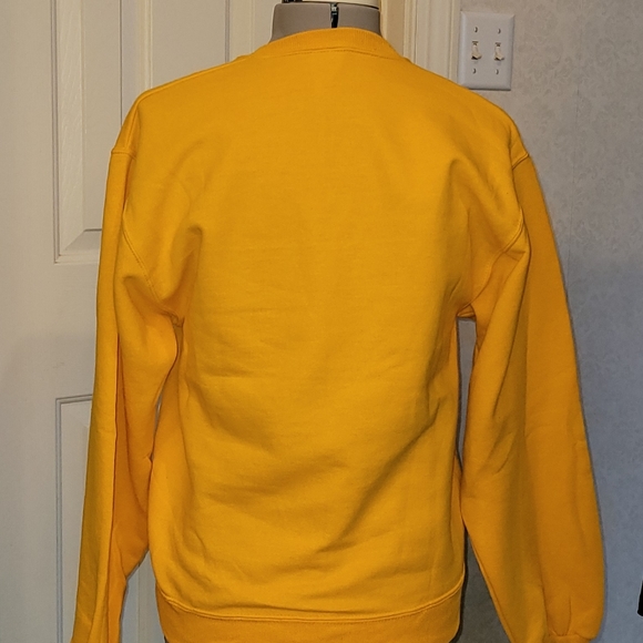 Vintage 90s Jerzees Gold Unisex NuBlend Crew Neck Sweatshirt New Without Tag - Picture 8 of 16